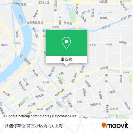 路侧停车位(荷三小区西北)地图