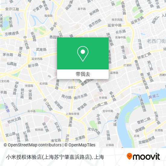 小米授权体验店(上海苏宁肇嘉浜路店)地图