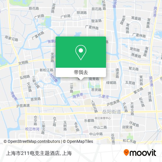 上海市211电竞主题酒店地图