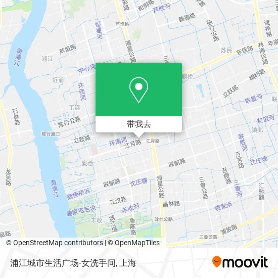 浦江城市生活广场-女洗手间地图