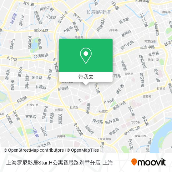 上海罗尼影居Star.H公寓番愚路别墅分店地图