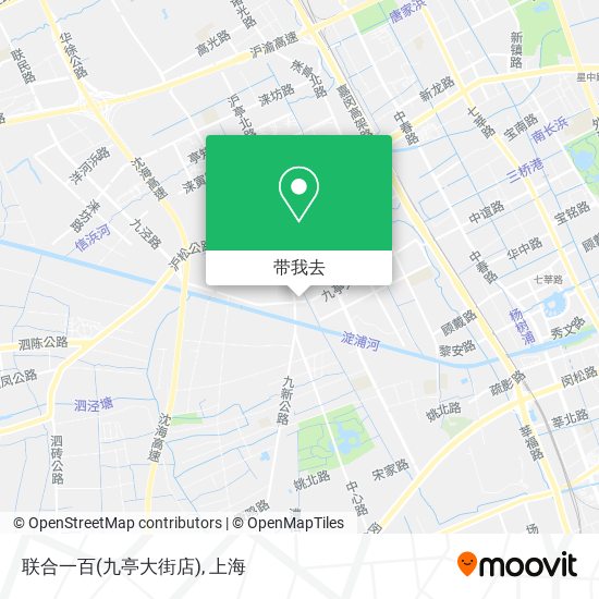 联合一百(九亭大街店)地图