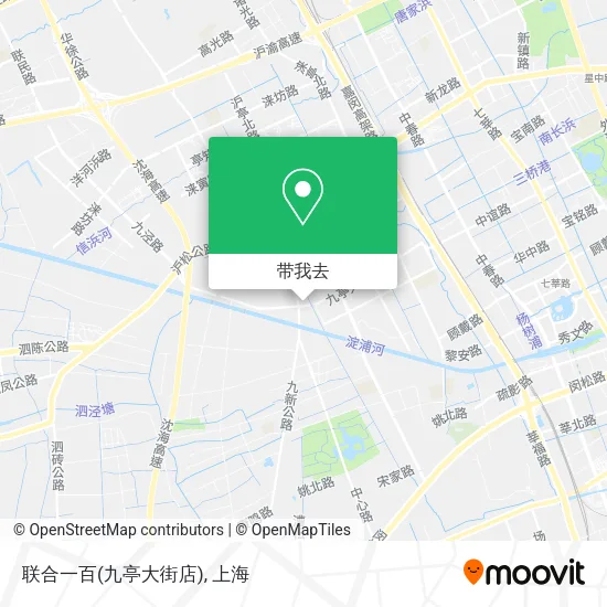 联合一百(九亭大街店)地图