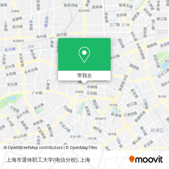 上海市退休职工大学(电信分校)地图