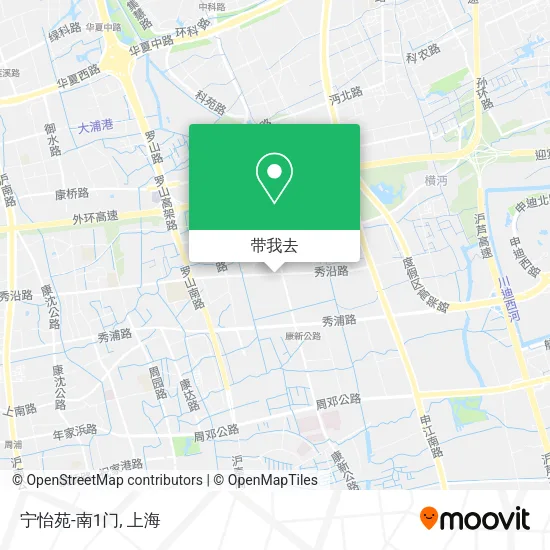 宁怡苑-南1门地图
