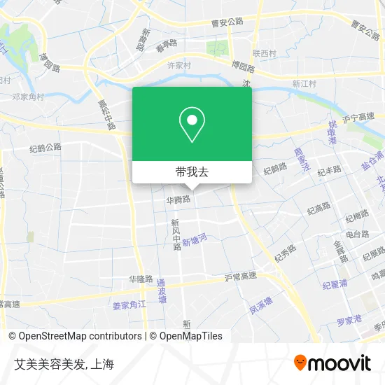 艾美美容美发地图