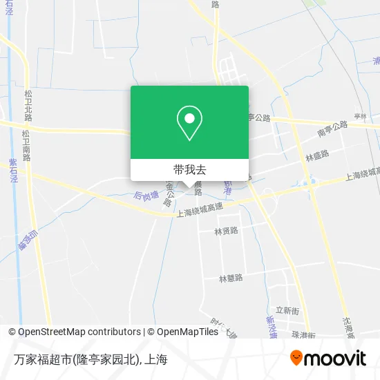 万家福超市(隆亭家园北)地图