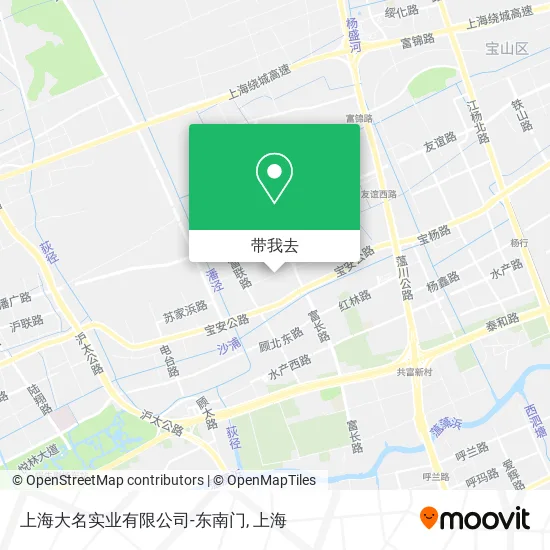 上海大名实业有限公司-东南门地图