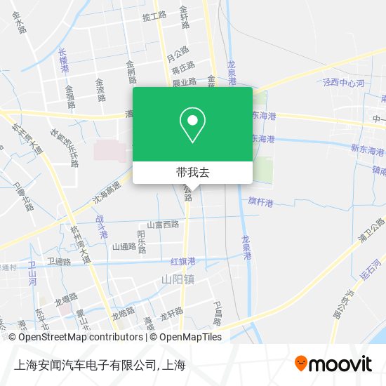 上海安闻汽车电子有限公司地图