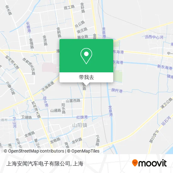 上海安闻汽车电子有限公司地图