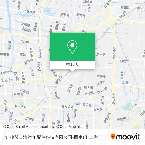 迪桢瑟上海汽车配件科技有限公司-西南门地图
