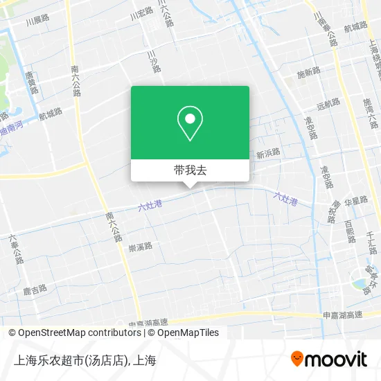 上海乐农超市(汤店店)地图