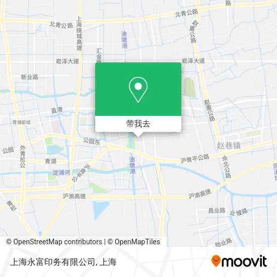 上海永富印务有限公司地图
