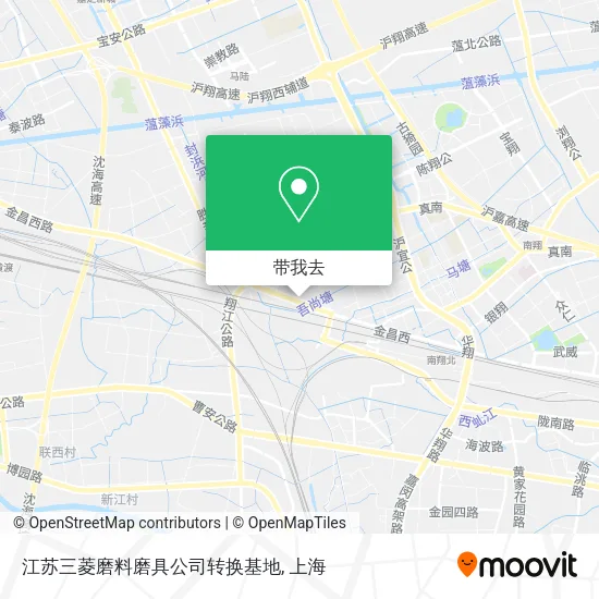 江苏三菱磨料磨具公司转换基地地图