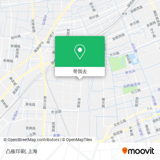 凸板印刷地图