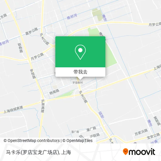 马卡乐(罗店宝龙广场店)地图