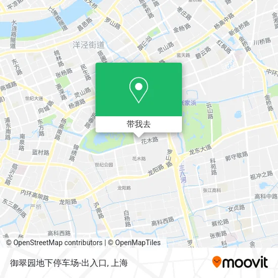 御翠园地下停车场-出入口地图