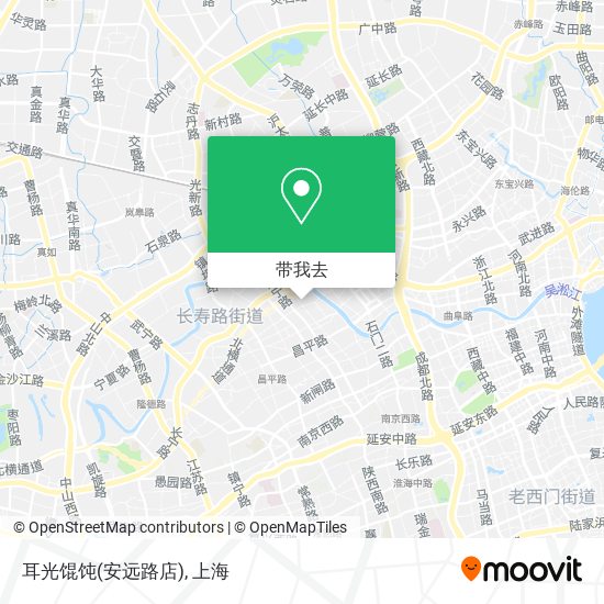 耳光馄饨(安远路店)地图