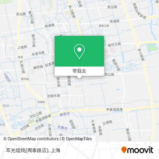 耳光馄饨(周泰路店)地图