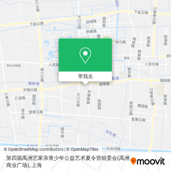 第四届禹洲艺家亲青少年公益艺术夏令营组委会(禹洲商业广场)地图