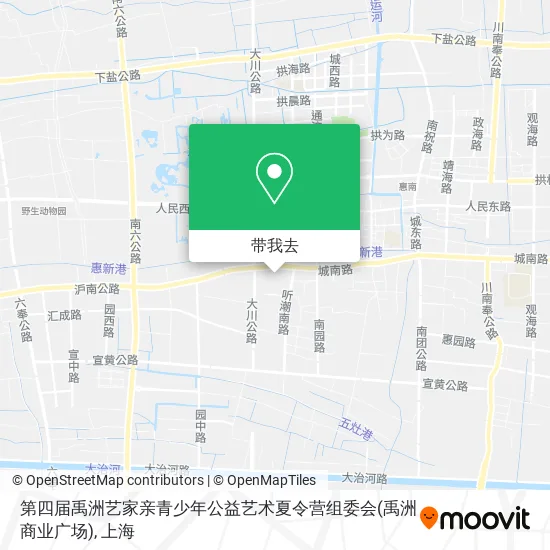 第四届禹洲艺家亲青少年公益艺术夏令营组委会(禹洲商业广场)地图