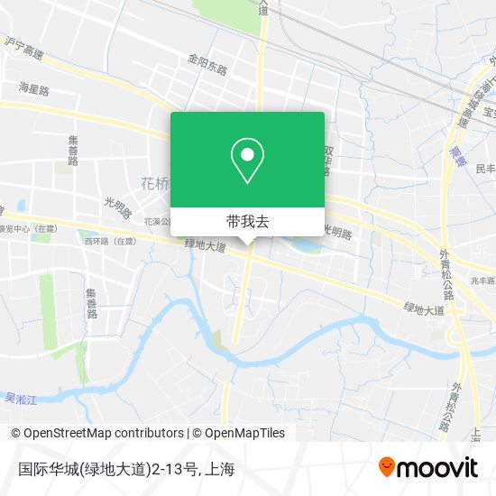 国际华城(绿地大道)2-13号地图