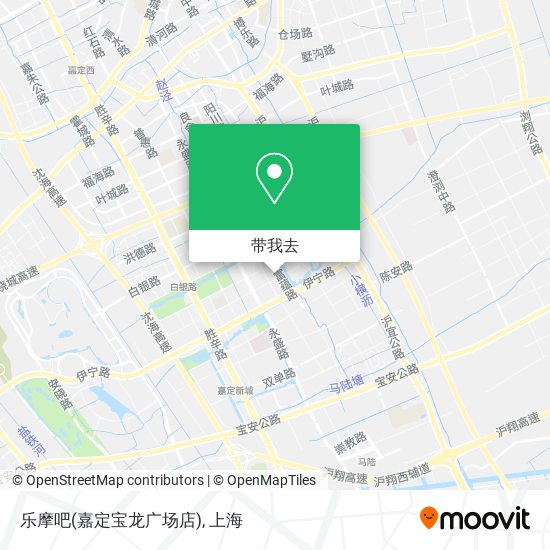 乐摩吧(嘉定宝龙广场店)地图