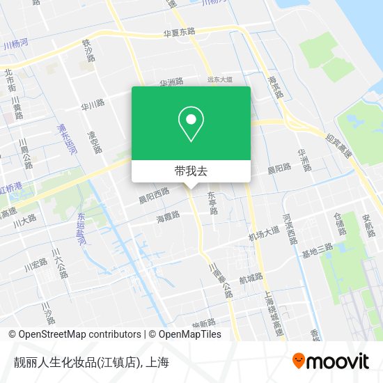 靓丽人生化妆品(江镇店)地图