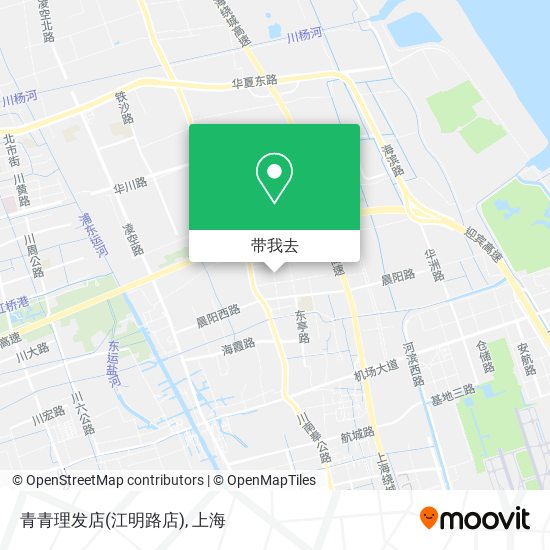 青青理发店(江明路店)地图