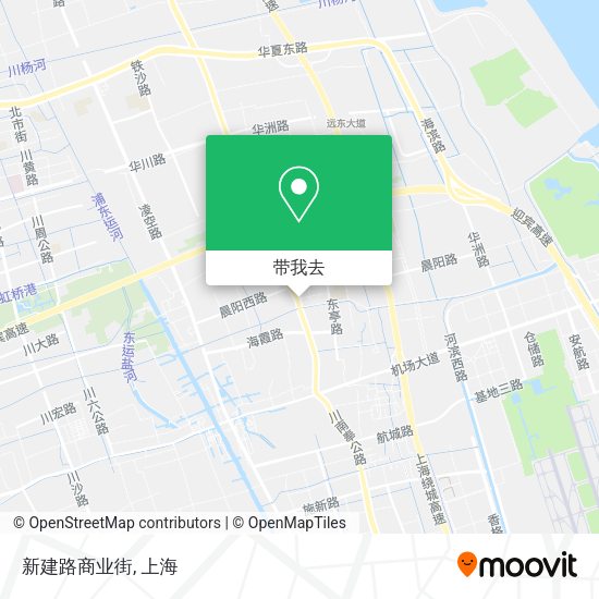 新建路商业街地图