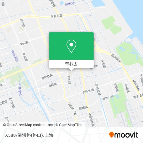 X588/港洪路(路口)地图