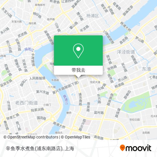 辛鱼季水煮鱼(浦东南路店)地图