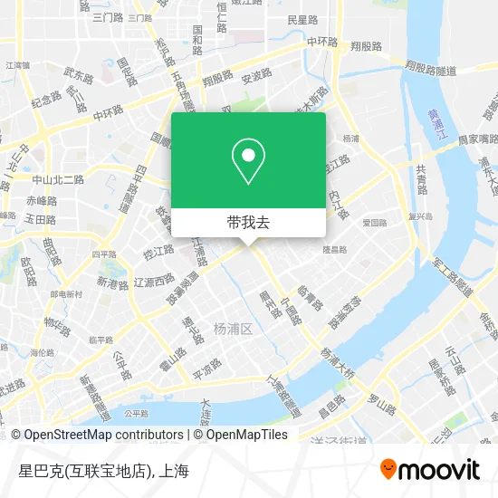 星巴克(互联宝地店)地图