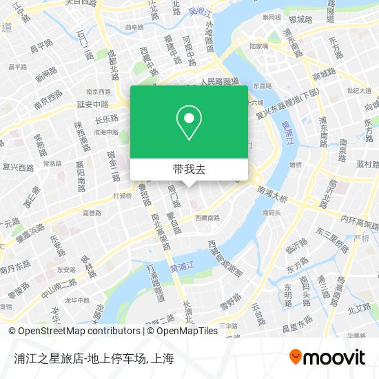 浦江之星旅店-地上停车场地图