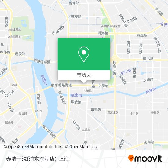 泰洁干洗(浦东旗舰店)地图