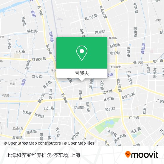 上海和养宝华养护院-停车场地图