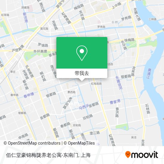 佰仁堂豪锦梅陇养老公寓-东南门地图