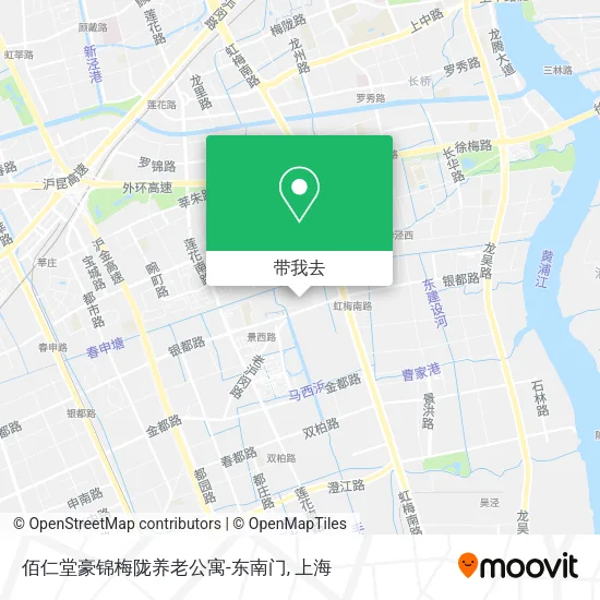佰仁堂豪锦梅陇养老公寓-东南门地图