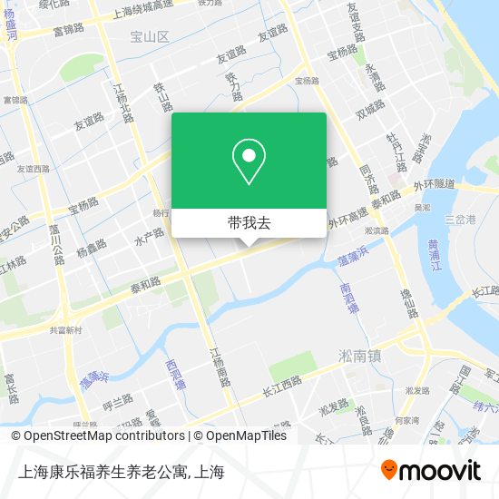 上海康乐福养生养老公寓地图
