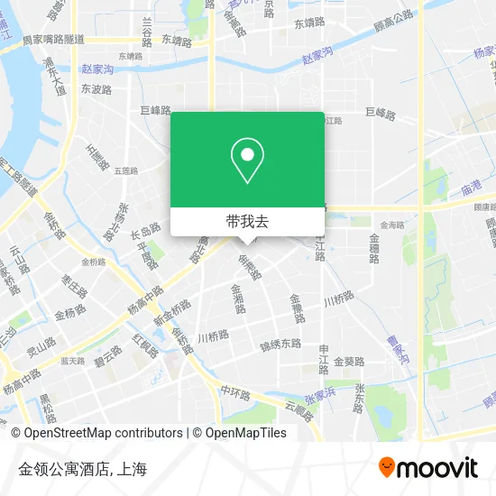 金领公寓酒店地图