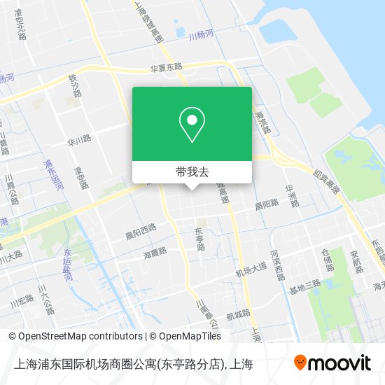 上海浦东国际机场商圈公寓(东亭路分店)地图