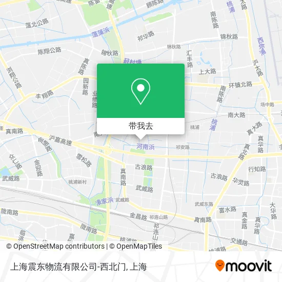 上海震东物流有限公司-西北门地图