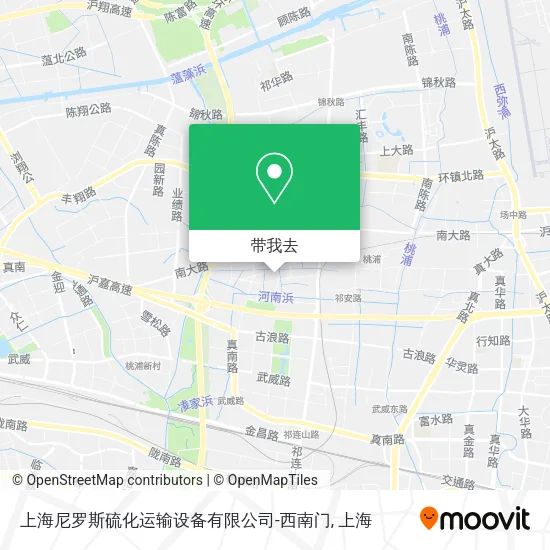 上海尼罗斯硫化运输设备有限公司-西南门地图