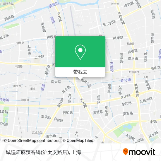 城隍庙麻辣香锅(沪太支路店)地图