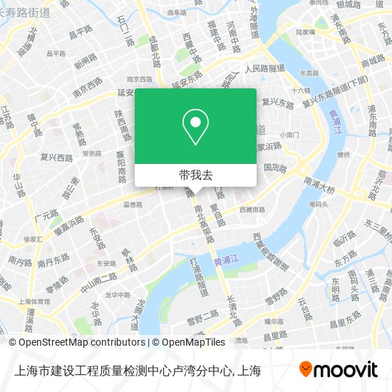 上海市建设工程质量检测中心卢湾分中心地图