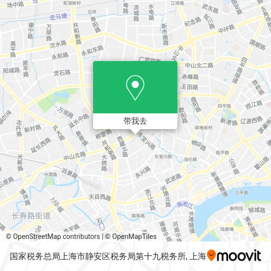 国家税务总局上海市静安区税务局第十九税务所地图