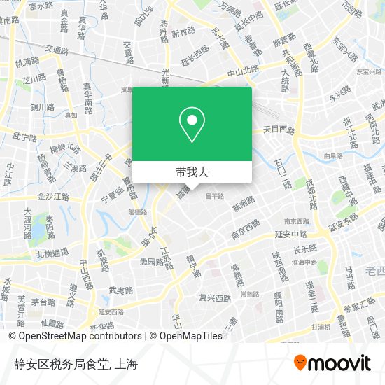 静安区税务局食堂地图