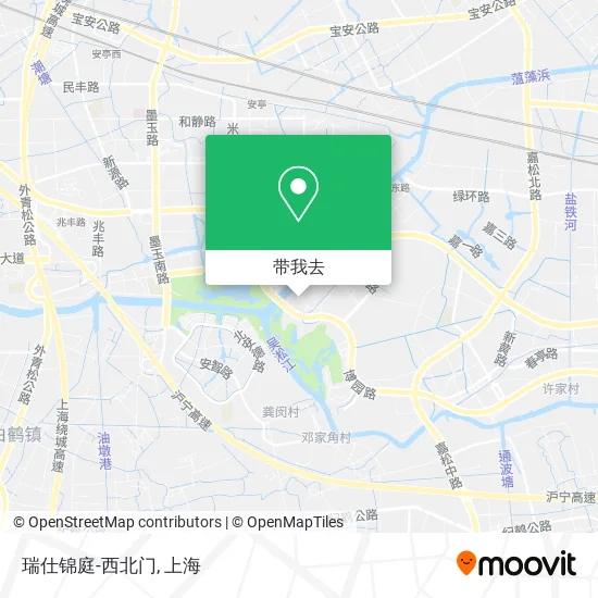 瑞仕锦庭-西北门地图