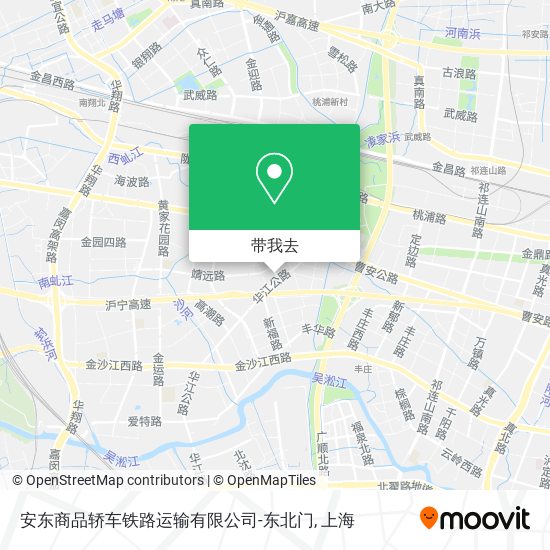 安东商品轿车铁路运输有限公司-东北门地图