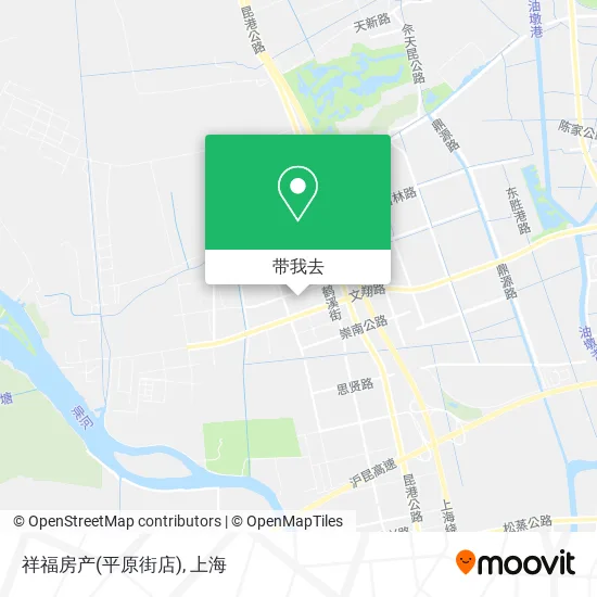 祥福房产(平原街店)地图